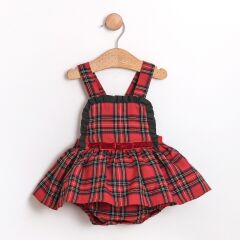 Kırmızı Romper Takım