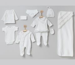 Krem Fisto Detaylı Hastane Çıkışı- 10 Parça