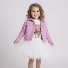 Tütü Etekli Ceket Takım- 2/5 Yaş