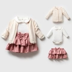 Triko Hırkalı Takım - % 100 Organik Pamuk