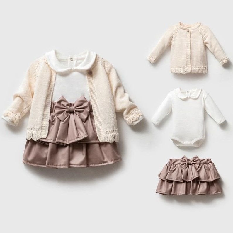 Triko Hırkalı Takım - % 100 Organik Pamuk