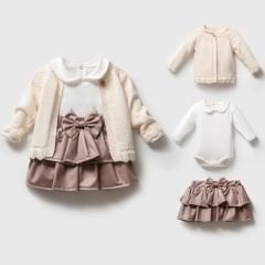 Triko Hırkalı Takım - % 100 Organik Pamuk