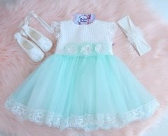 Su Yeşili Çiçek Detaylı Mevlüt Seti