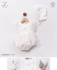 Prenses Kız Romper Ve Şapka