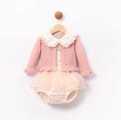 Triko Hırkalı Tütü Takım