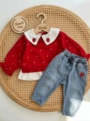 Müslin Çilek Takım