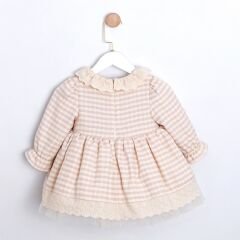 Çantalı Pudra Elbise