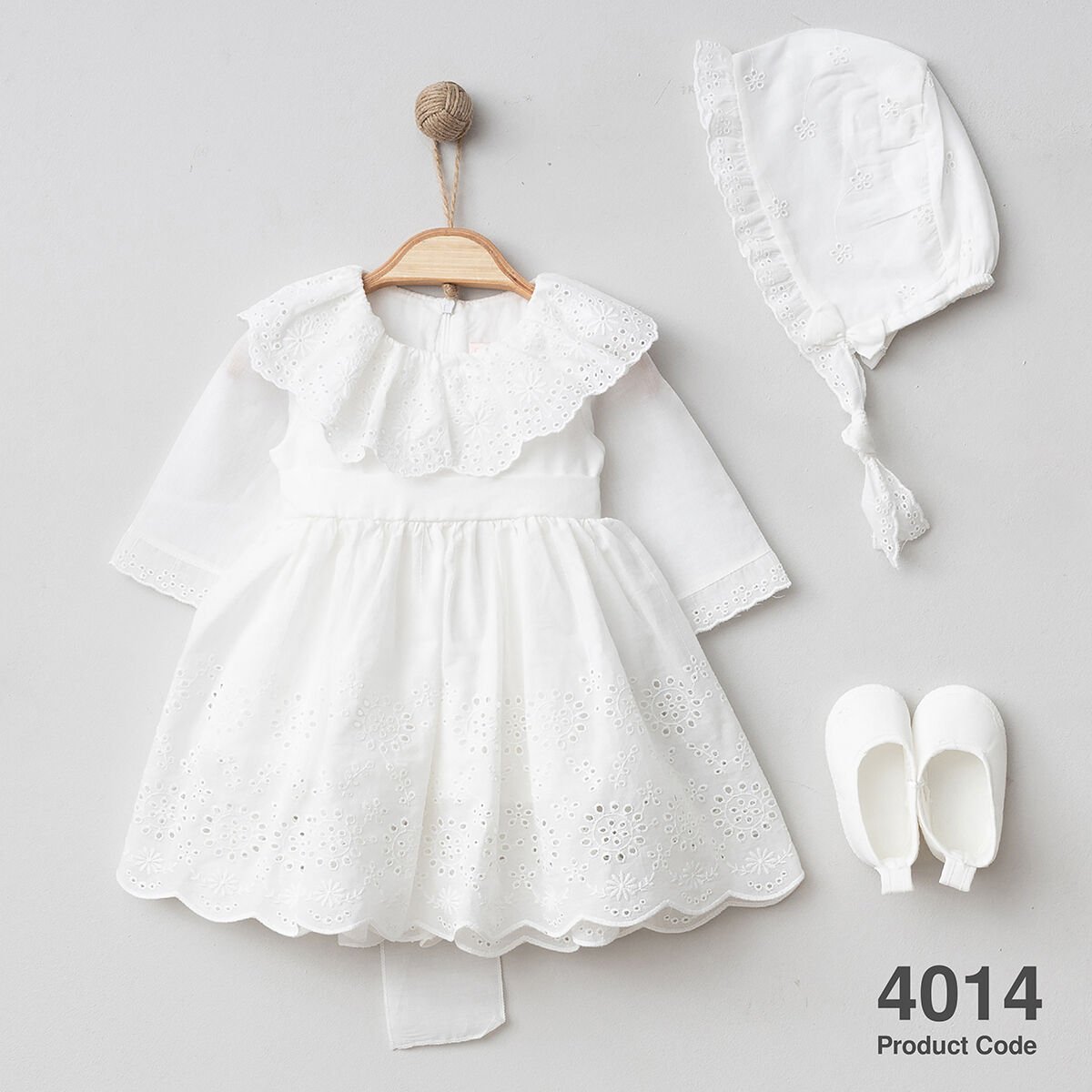 Fistolu Kız Mevlüt Seti- Krem Renk