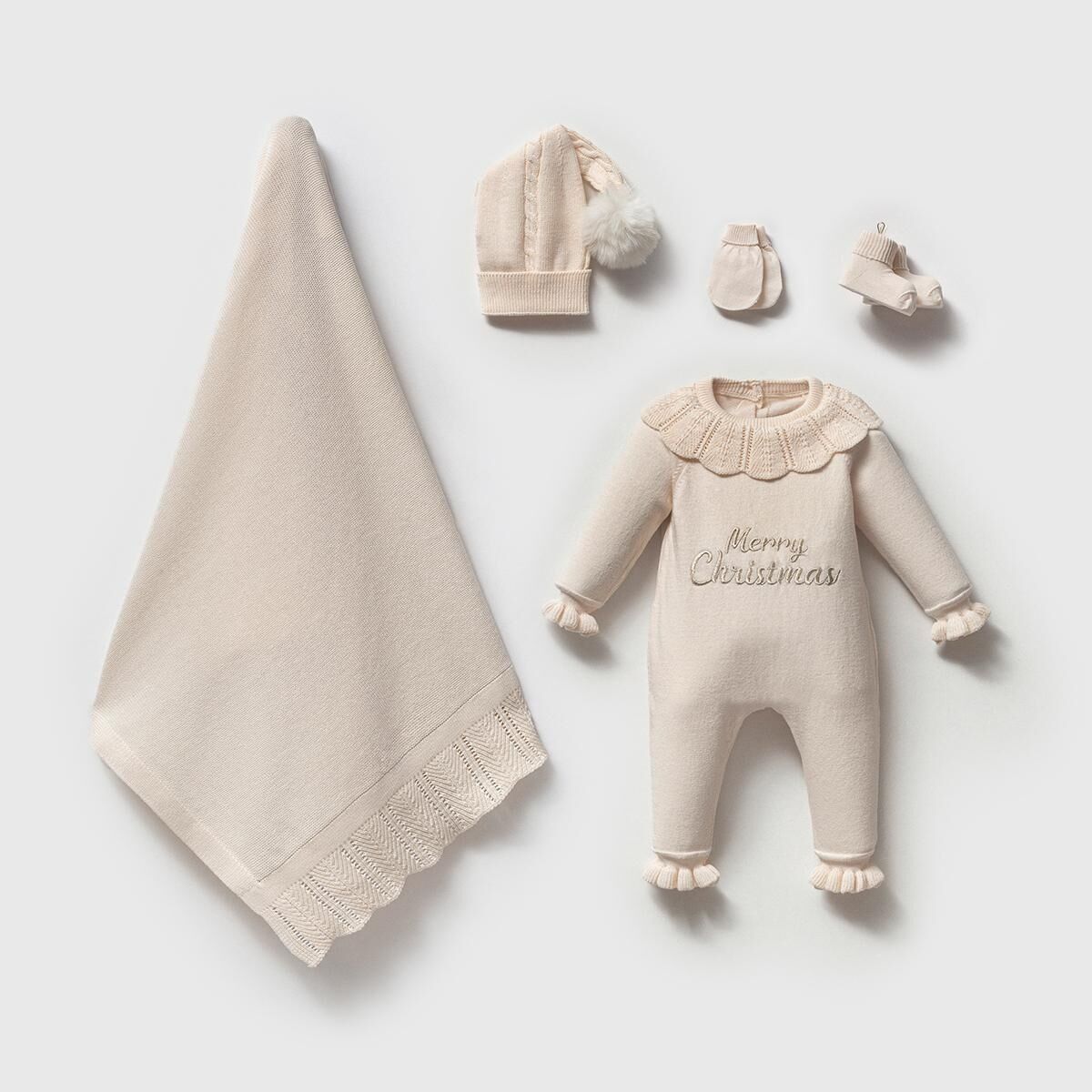 Organik Triko Krem Hastane Çıkışı- 5 Parça