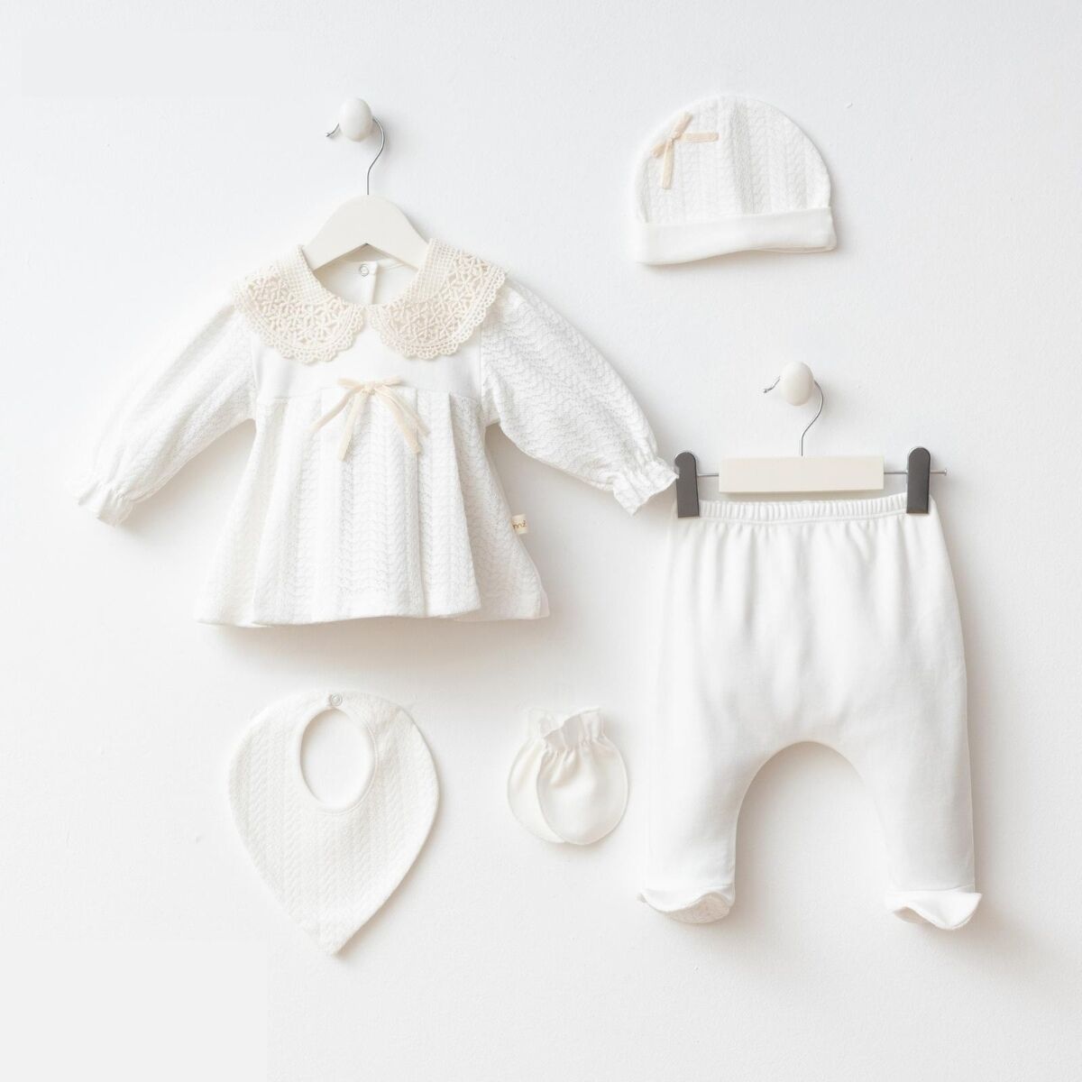 Küpür Detaylı Set- 5 Parça - 0.3 Ay- Ekru