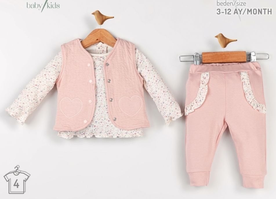 Yelekli Takım- % 100 Pamuk