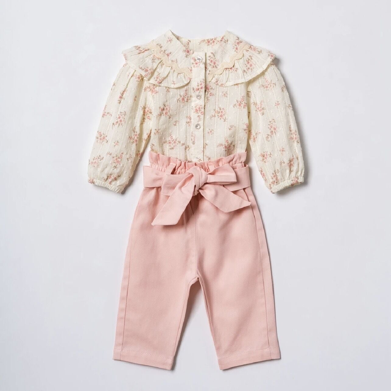 Çiçekli Gömlek Takım