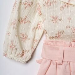 Çiçekli Gömlek Takım